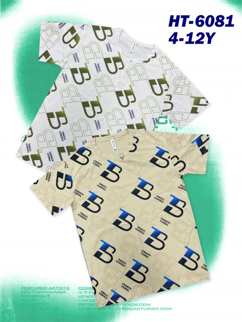 Bluzka chłopięce. Roz 4-12. Mix Kolor Paczka 5 szt. 1